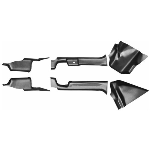 Накладки На Ковролин (6 Шт) (Abs) Renault Duster 2016- Nissan Terrano 2014- PT Group арт. 07010433