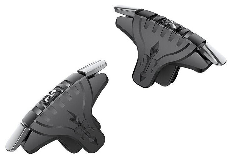 Триггеры игровые геймпад для смартфона BOROFONE BG2 Spartan джойстики для телефона черный серебро