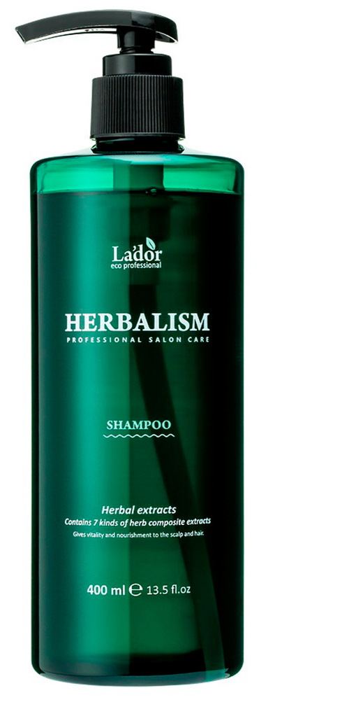 Шампунь для волос с травами Lador Herbalism Shampoo 400 мл