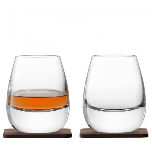 фото Набор из 2 стаканов islay whisky с деревянными подставками 250 мл lsa