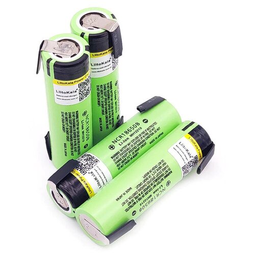 фото Аккумулятор liitokala 18650 li-ion 3.7в 3400mah незащищенный с выводами (ncr18650b)