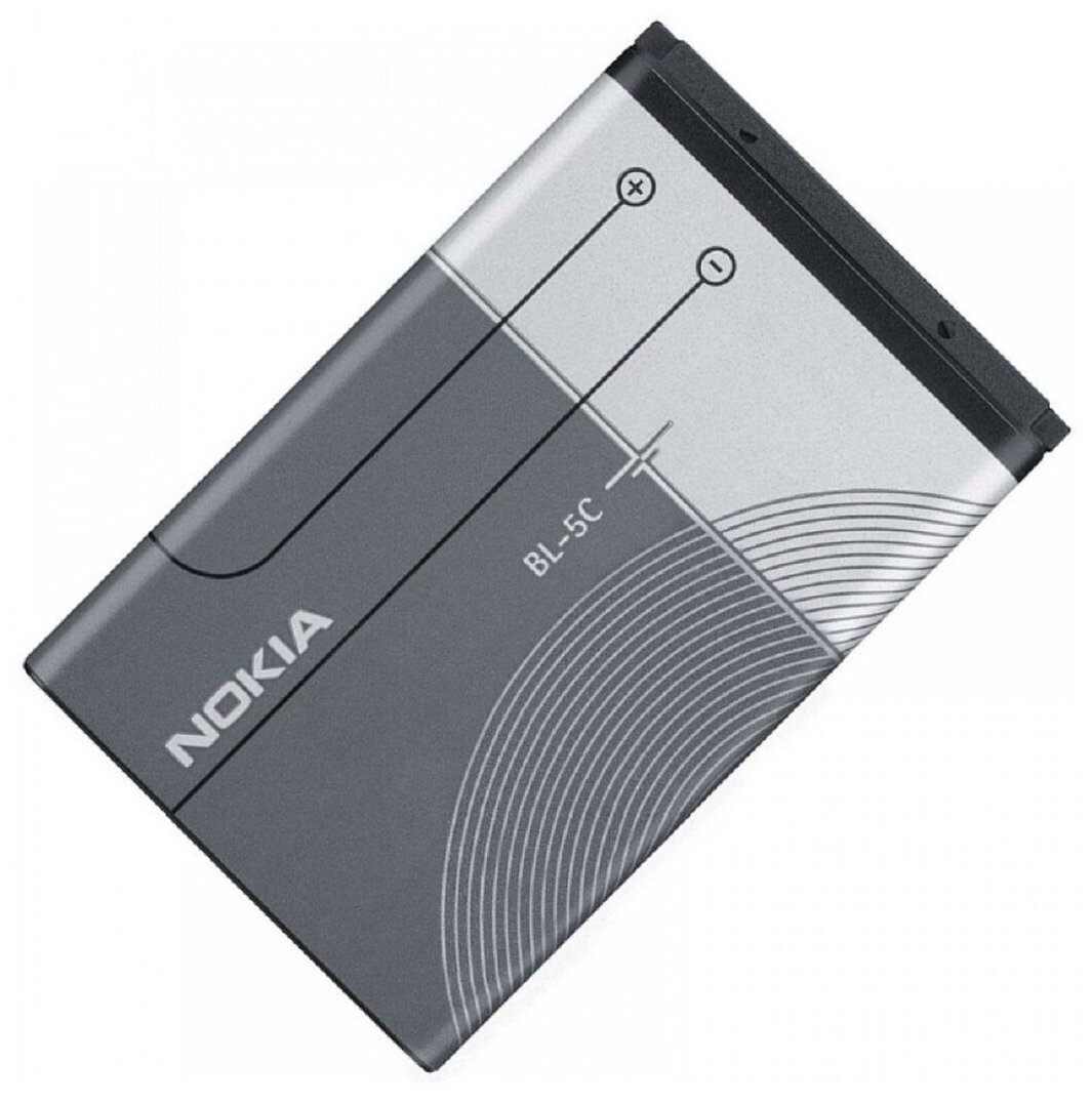 Аккумулятор для телефона Nokia BL-5C 1100/2300/3100/3650/6230/6600 (1020 мАч)