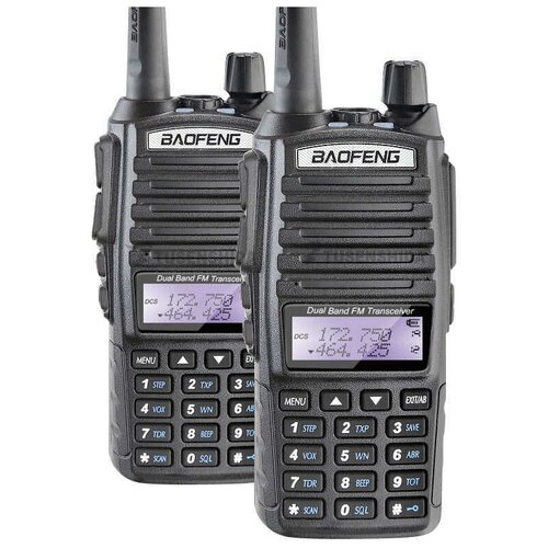 Комплект рации радиостанций Baofeng UV-82 8W три режима мощности 2 Pack 342900₽