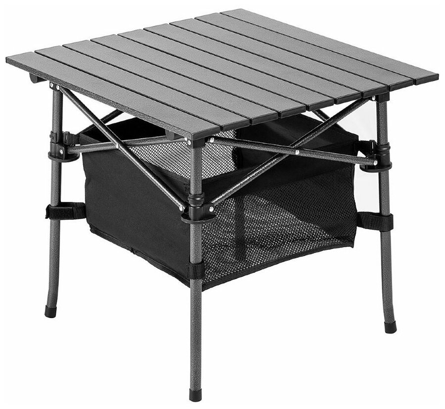 Стол складной 55x55x50см с отделом под посуду столешница алюминий PR