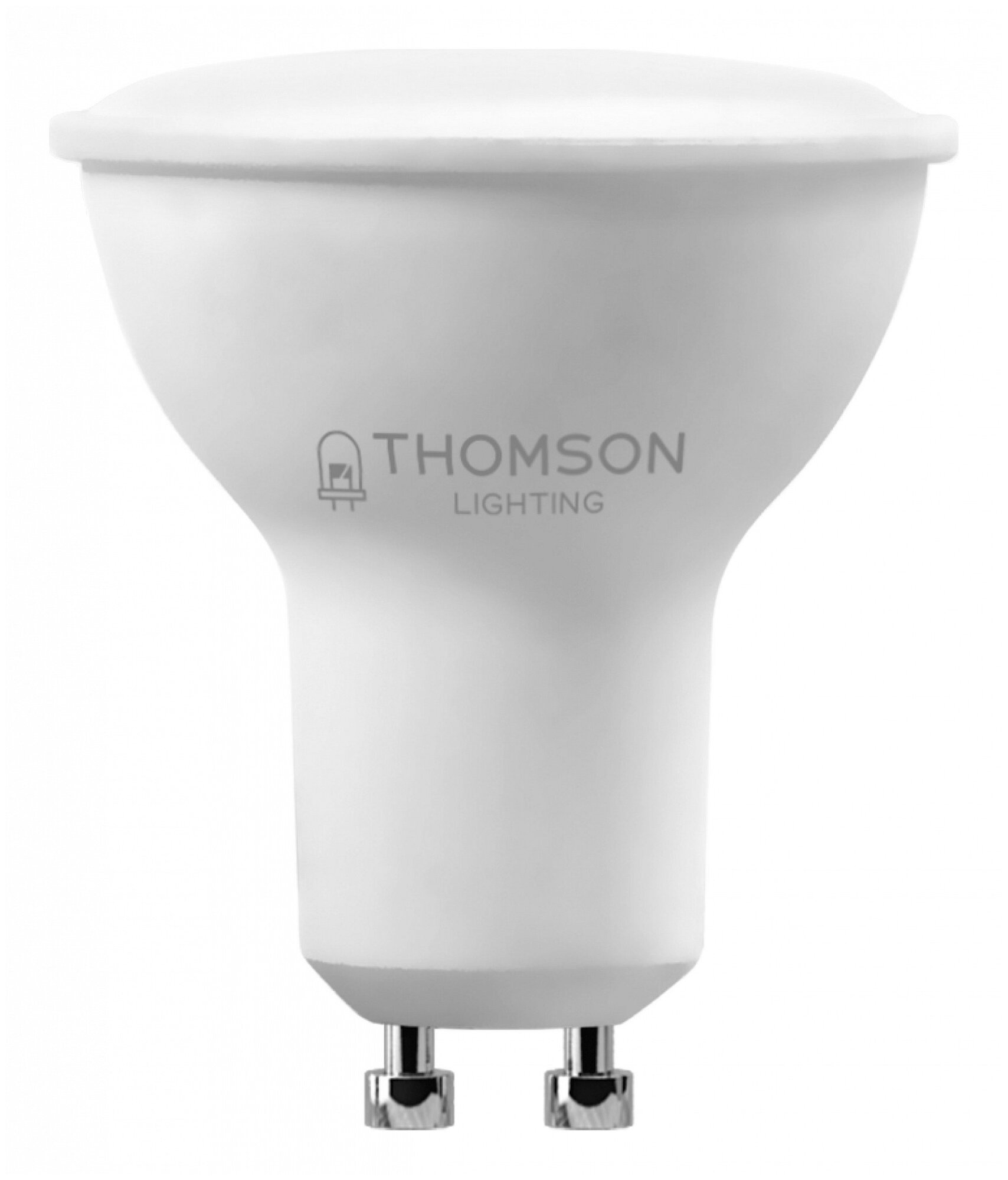 Лампа светодиодная Thomson GU10 4W 3000K полусфера матовая TH-B2103