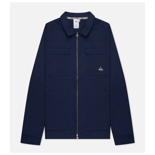 фото Мужская куртка puma rudolf dassler legacy синий , размер s