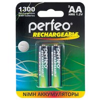 Аккумулятор Perfeo AA1300mAh/2шт