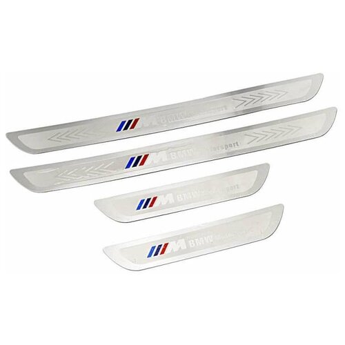 фото Ультратонкие накладки на пороги для bmw x1/x3/x5/x6 autonew16