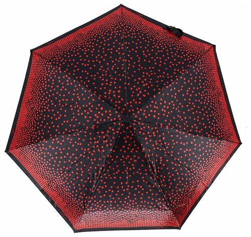 Зонт Sponsa, автомат, 5 сложений, купол 92 см, 7 спиц, в подарочной упаковке, для женщин, красный