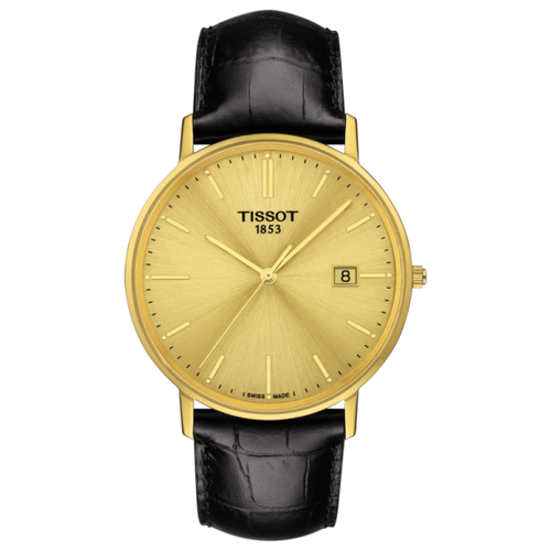 Наручные часы TISSOT Часы Tissot Goldrun Sapphire 18K Gold T922.410.16.021.00, золотой