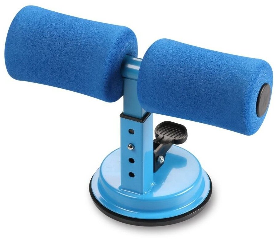 Универсальный тренажер для отжима и пресса вакуумный, цвет голубой