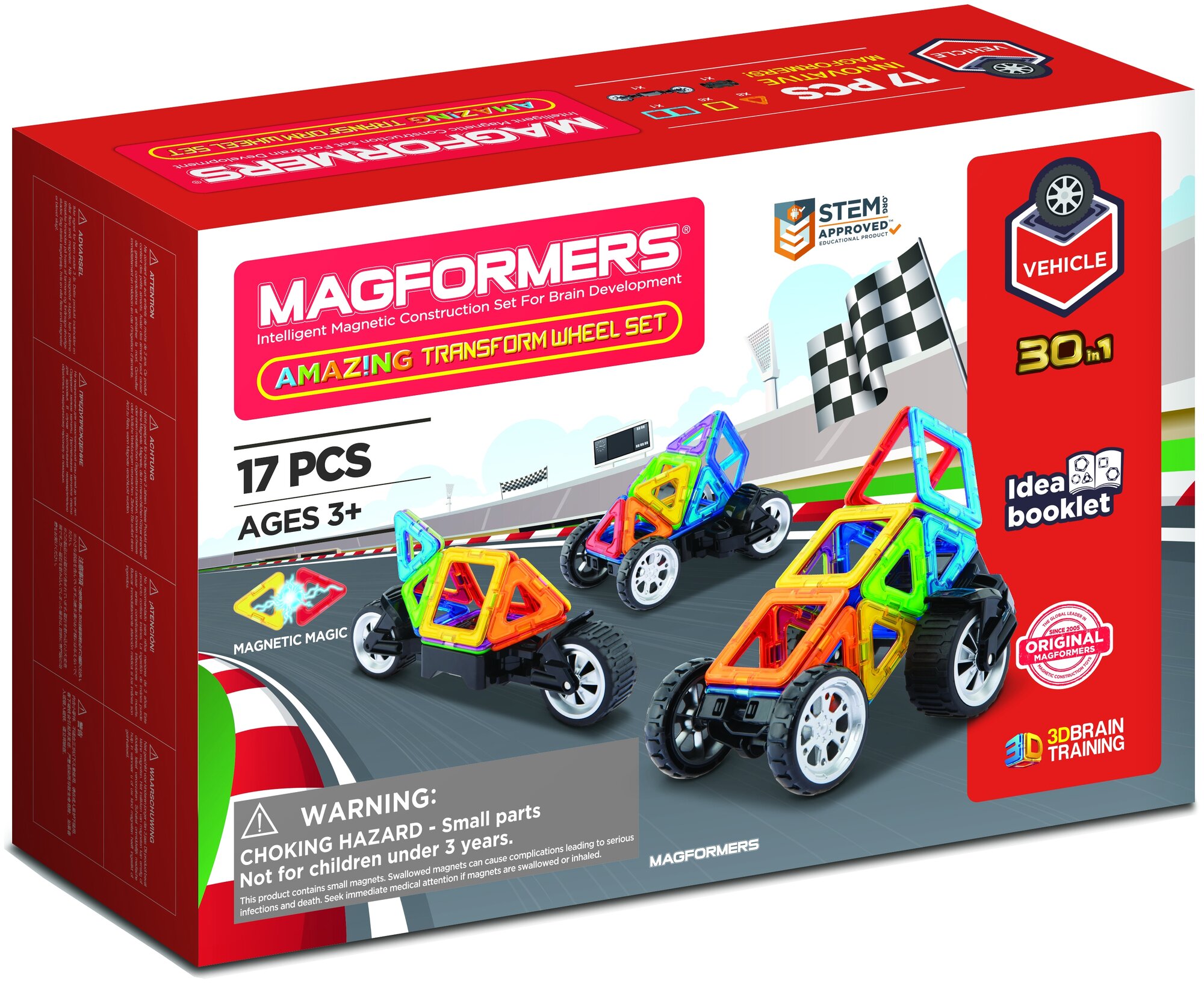 Магнитный конструктор Magformers Amazing Transform Wheel Set