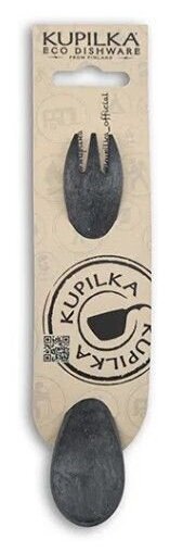 Ложка-вилка Kupilka Junior Spork 165, цвет: черный