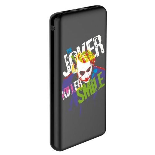 Внешний АКБ 10000 mAh, 2 USB, 1 MICRO, 2,1A, Li-pol, черный, Joker02, Deppa 301134