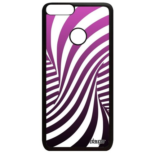 фото Защитный чехол для смартфона // huawei p smart 2018 // "иллюзия торнадо" круговорот воронка, utaupia, розовый