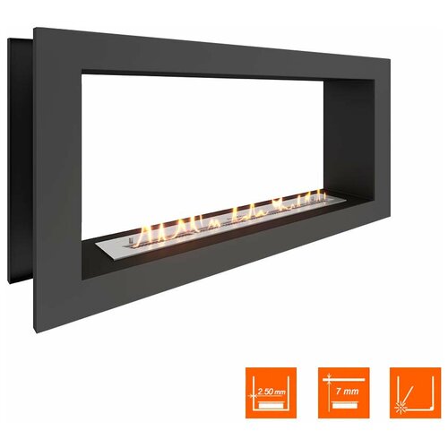 Биокамин сквозной SteelHeat ONE 1100 (Стандарт)