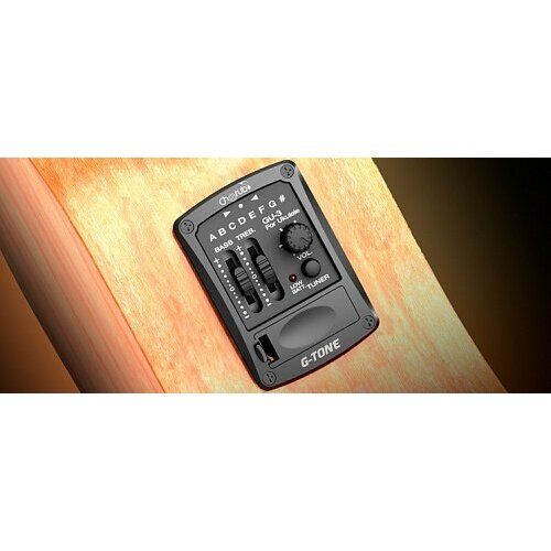 Эквалайзер для укулеле Cherub GU-3 aroma at 01a guitar tuner for chromatic guitar bass ukulele violin with battery