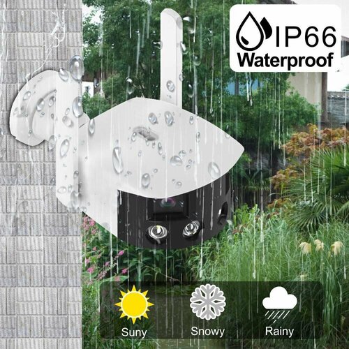 Уличная панорамная камера видео наблюдения с ночным видением микрофоном и детектором движения 2K HD с подсветкой180 градусов угол обзора 859900₽