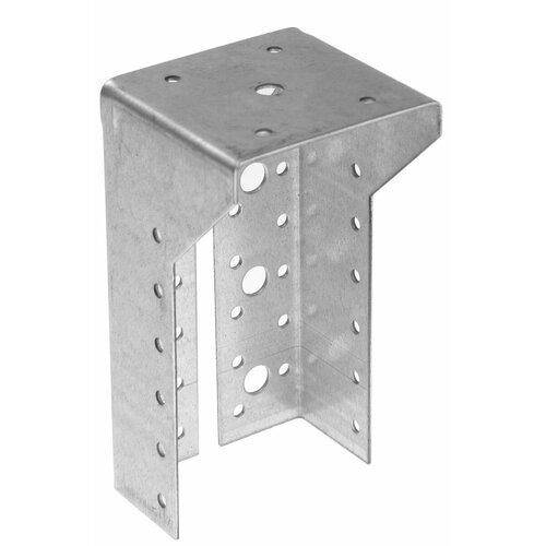 Закрытая опора бруса 100х160х1,8 OBR Z СПК, оцинкованная сталь