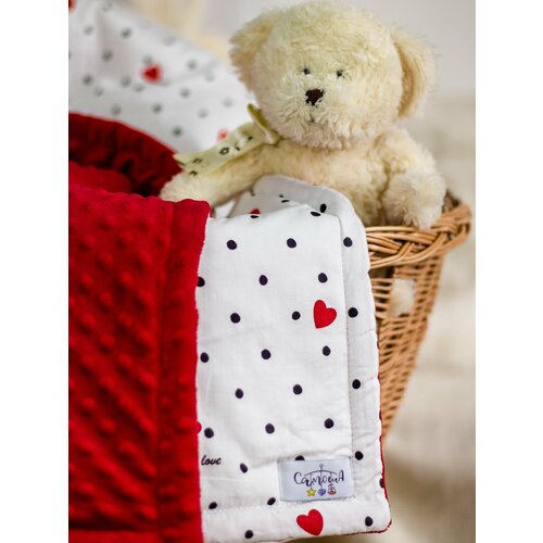 Плед детский плюшевый в кроватку