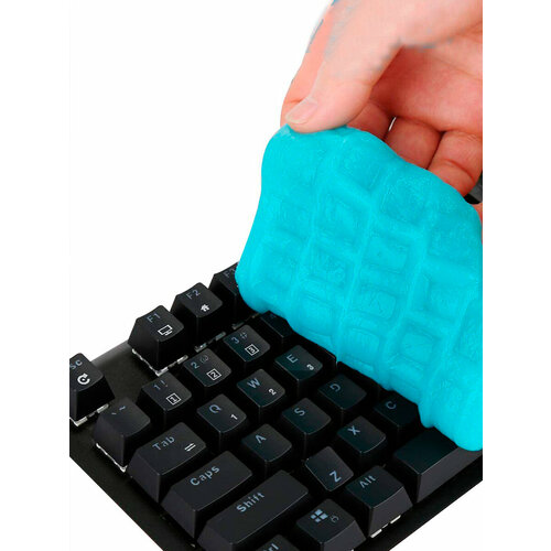 Очиститель гель-слайм лизун для салона автомобиля, лизун очиститель салона автомобиля, очиститель от пыли салона и системы вентиляции автомобиля, лизун для чистки клавиатуры, лизун для очистки клавиатуры, лизун для чистки от пыли плешоп синий, 70 гр