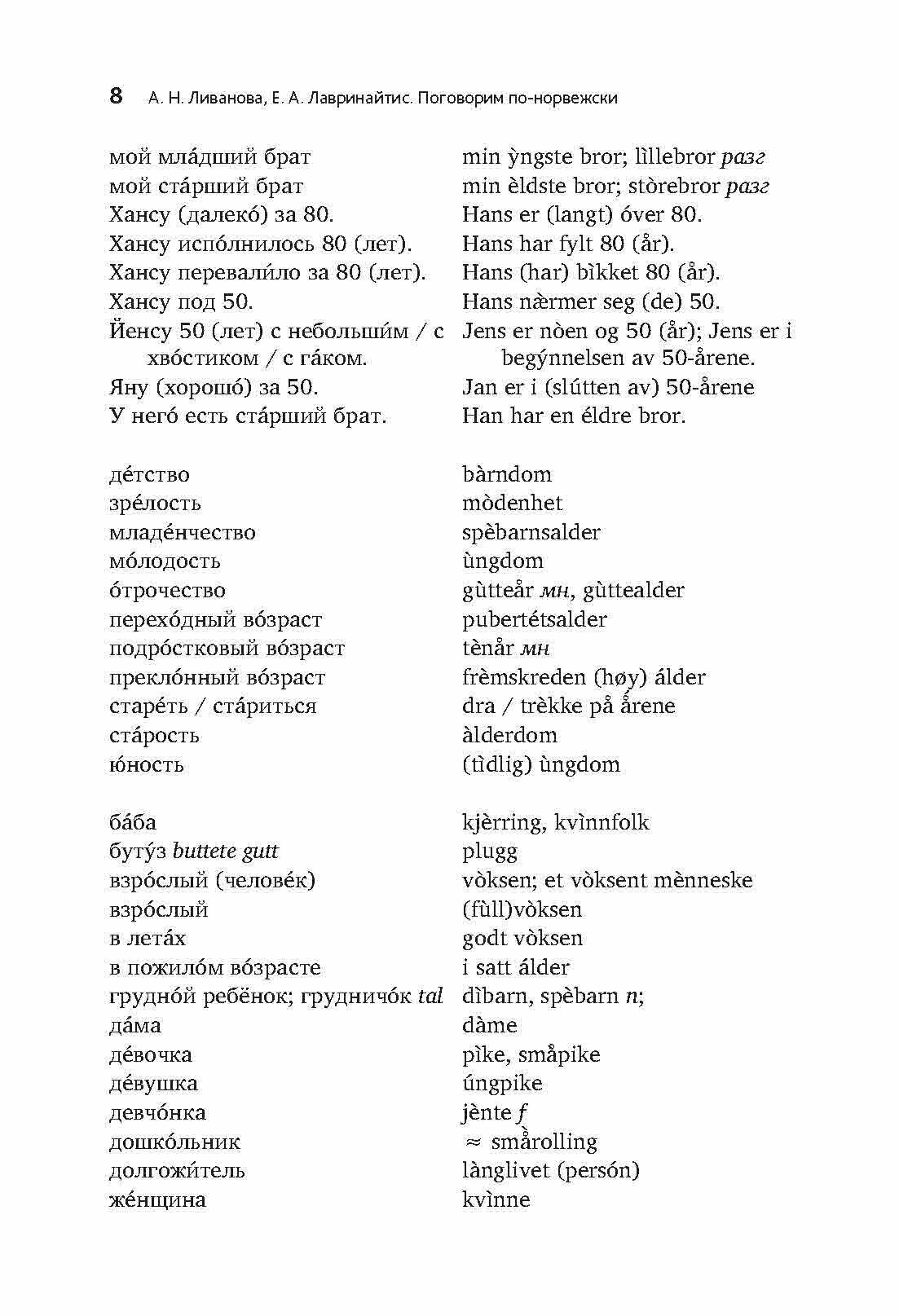 Поговорим по-норвежски. Повседневная жизнь. Базовый уровень. Учебное пособие по развитию речи - фото №13