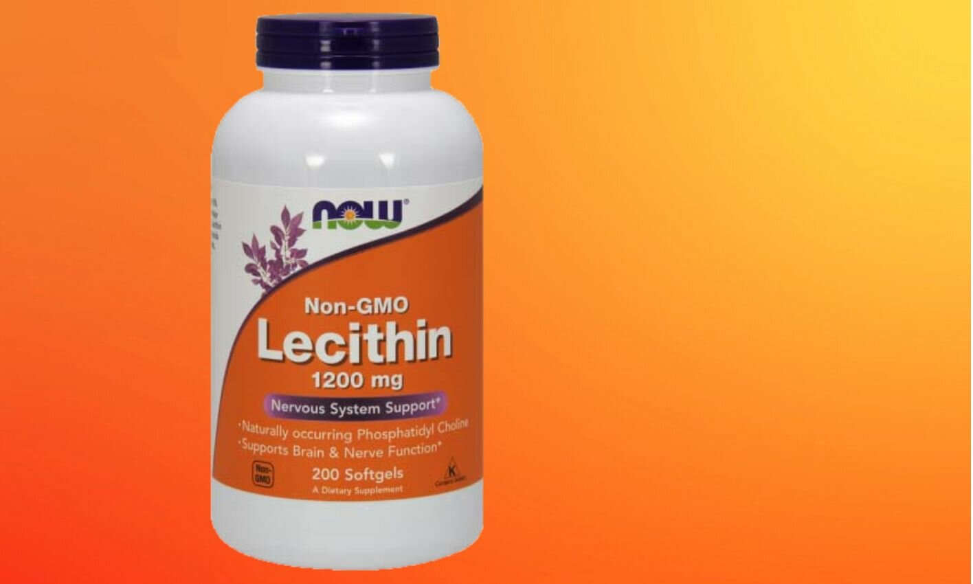 Лецитин подсолнечный NOW Sunflower Lecithin 1200 мг 200 таблеток