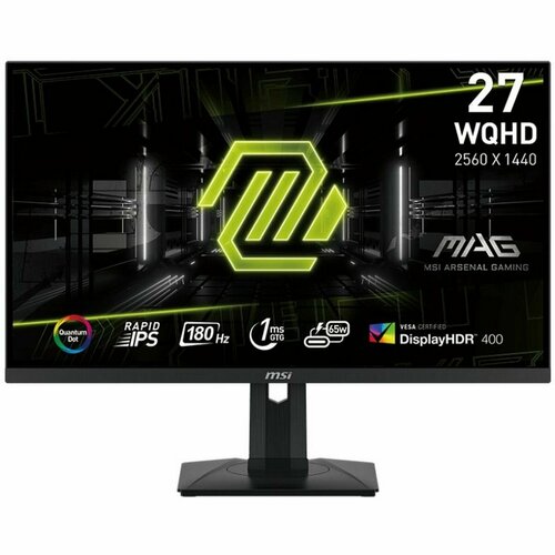 27 Монитор MSI MAG 274QRF QD E2, IPS, 2560x1440, 180Hz, черный