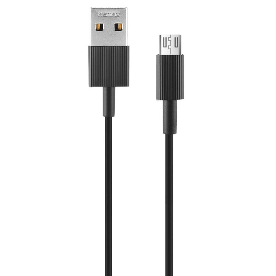 Кабель USB REMAX RC-120m Chaino Mini USB - MicroUSB, 3A, 30 см, черный