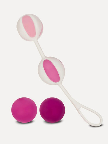 Изображение товара Вагинальные шарики Geisha Balls 2, размер 17х3 см, розового цвета
