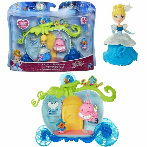 Игровой набор с мини-куклой Карета Золушки Disney Princess Hasbro