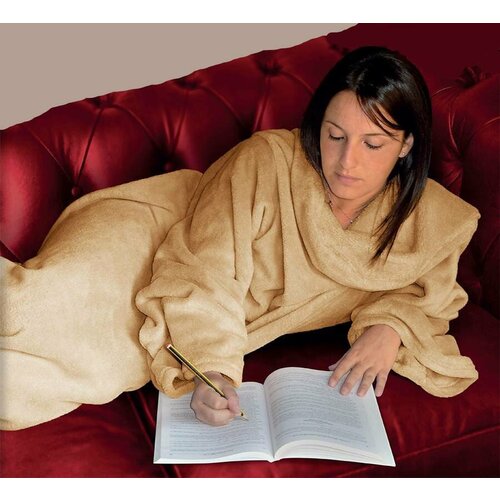 Плед с рукавами GF Ferrari 130*160, 100% п/э, серый