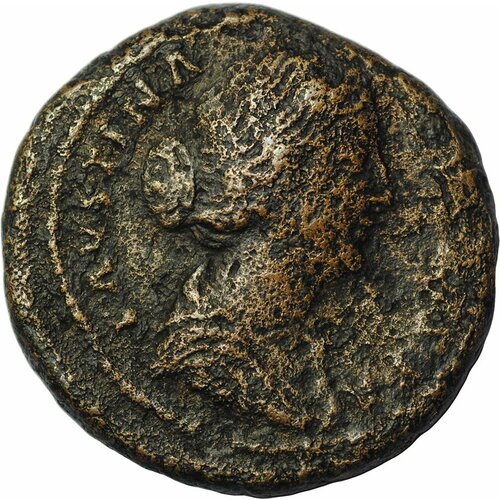 Монета Ассарий 147-175 Фаустина Младшая Римская Империя роза фаустина vissers