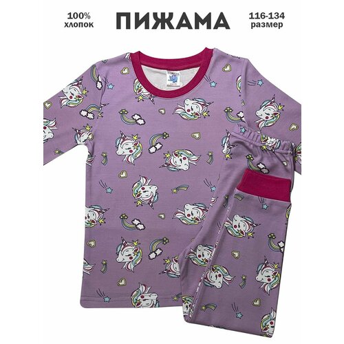 Пижама ELEPHANT KIDS, размер 116, красный