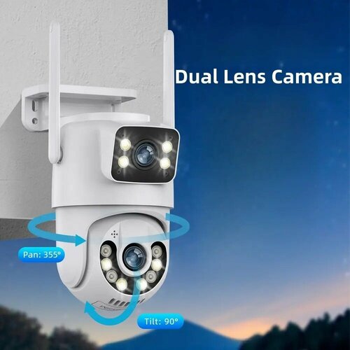 Камера видеонаблюдения с ночной съемкой и двусторонней связью поворотная уличная камера 423000₽