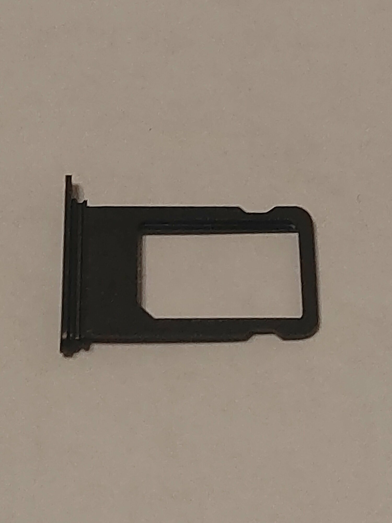 Сим лоток для iphone 8 черный — фото 1