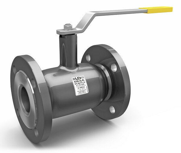 Кран шаровой стальной фланцевый кшцф DN25 PN40 стандарт