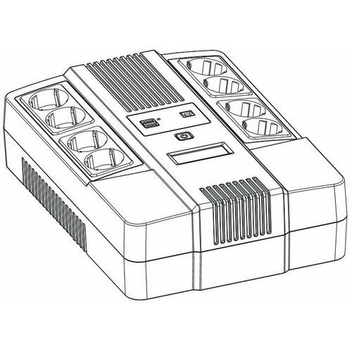 ибп powerman brick 1000 1000va ИБП Powerman Brick 650 PLUS