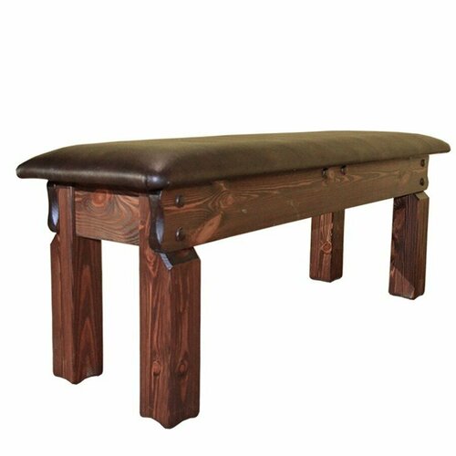 Лавка Лавка деревянная ммк-древ Медведь 100х40хН46 см ЭКО кожа 10350₽