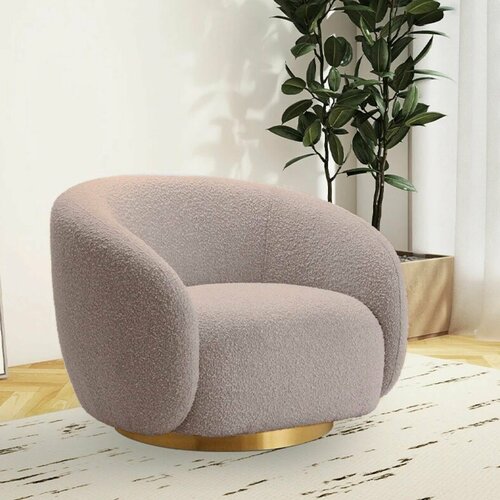 Кресло брайс дизайнерское поворотное кресло для офиса кресло в гостиную кресло для дома 78x75x70 см Велюр BedPoint 75000₽