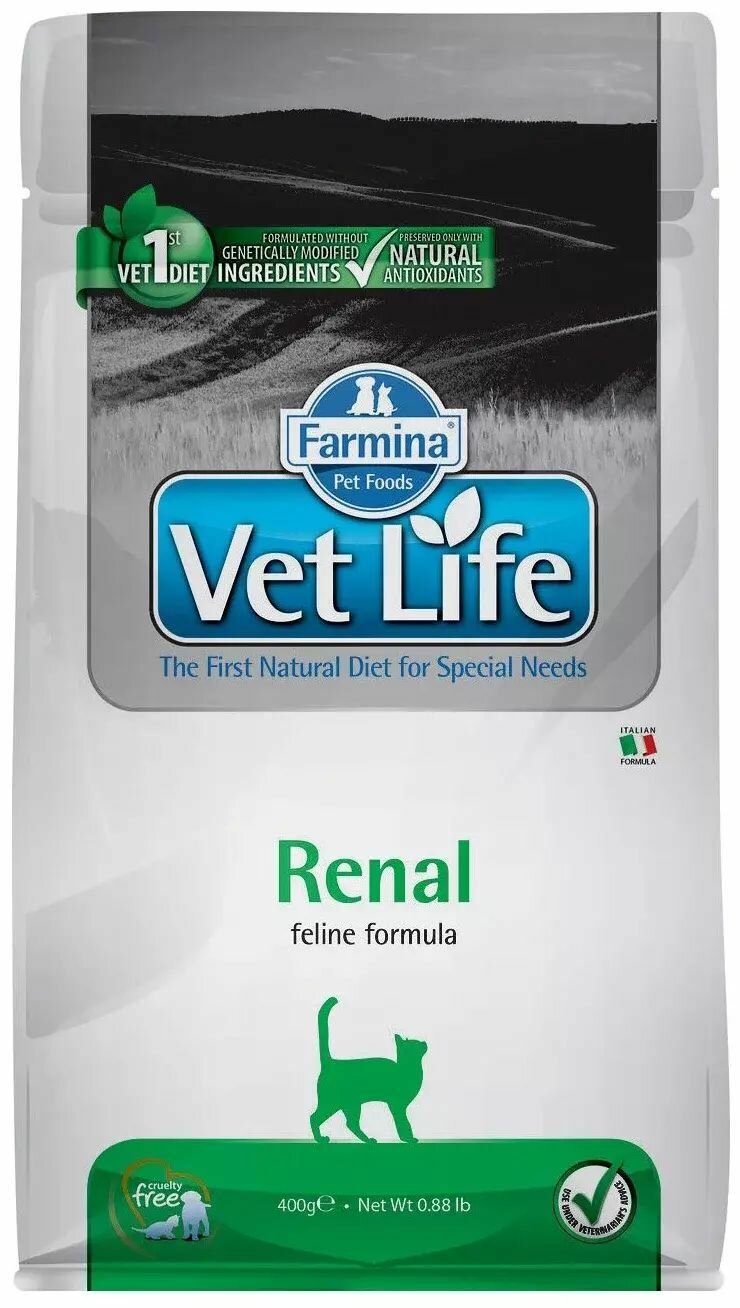 Farmina Vet Life Лечебный Renal При почечной недостаточности 2 кг