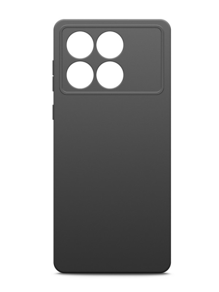 Накладка силикон Borasco для Poco X6 Pro (5G) Черный