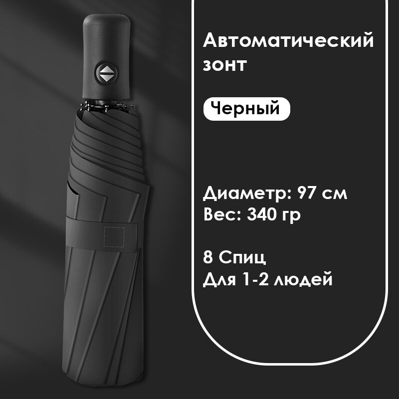 Смарт-зонт , черная