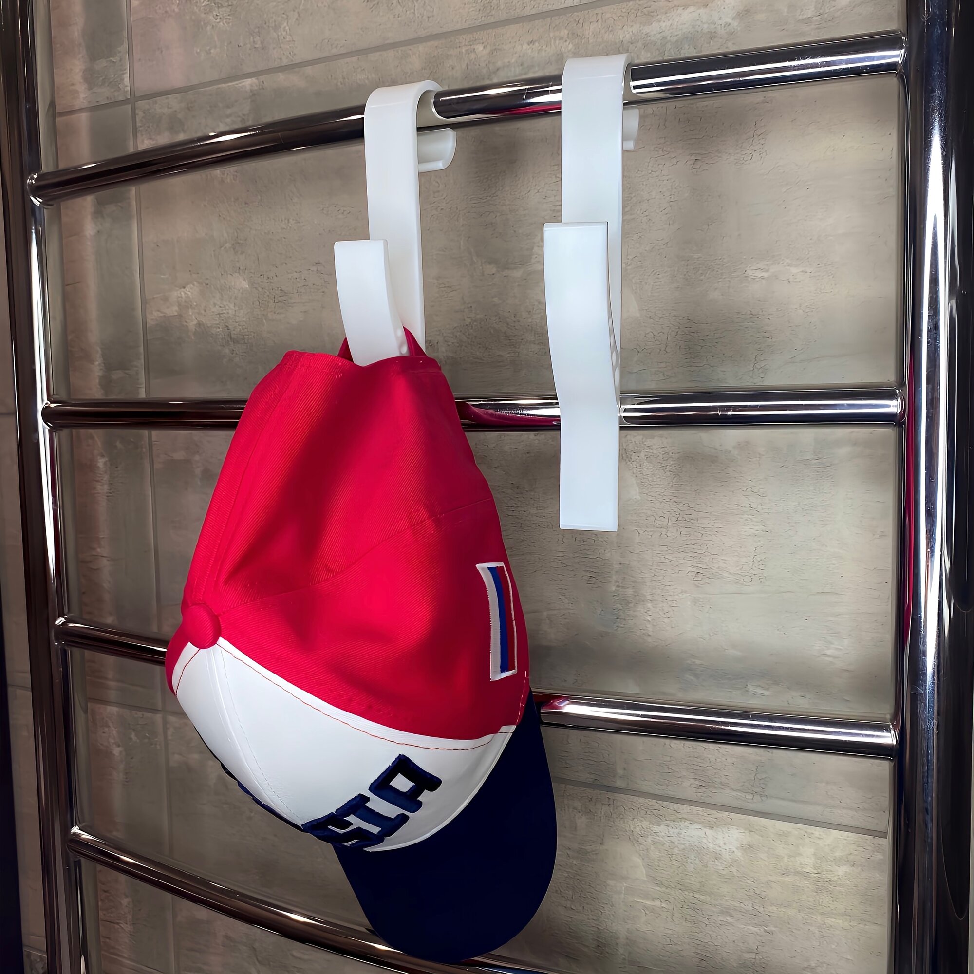 Крючок для ванной MAXI Белый DM PLAST 4шт. — фото 1