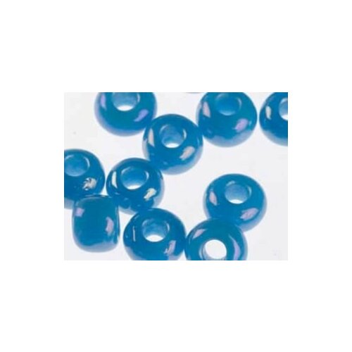 Бисер Preciosa 64050 Непрозрачный бирюзовый радужный 100 23 мм 5 г цена за 2 уп 374₽