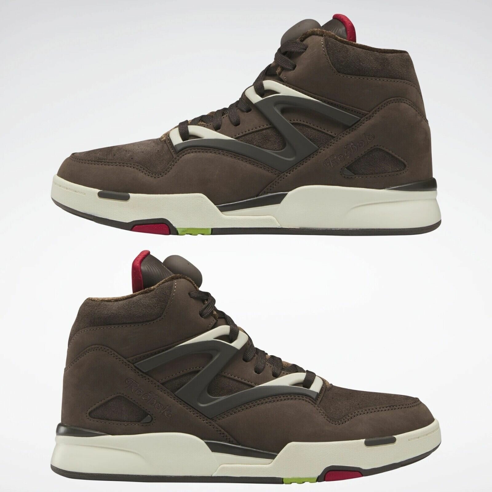 Кроссовки Reebok Pump, размер US 10.5 , UK 9.5 , EUR 44, коричневый