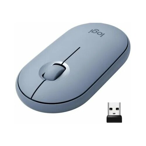 Мышка USB OPTICAL WRL PEBBLE M350 GREY 910-006653 LOGITECH 2496₽