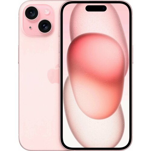 Смартфон Apple iPhone 15 128 ГБ 2SIM розовый 88660₽