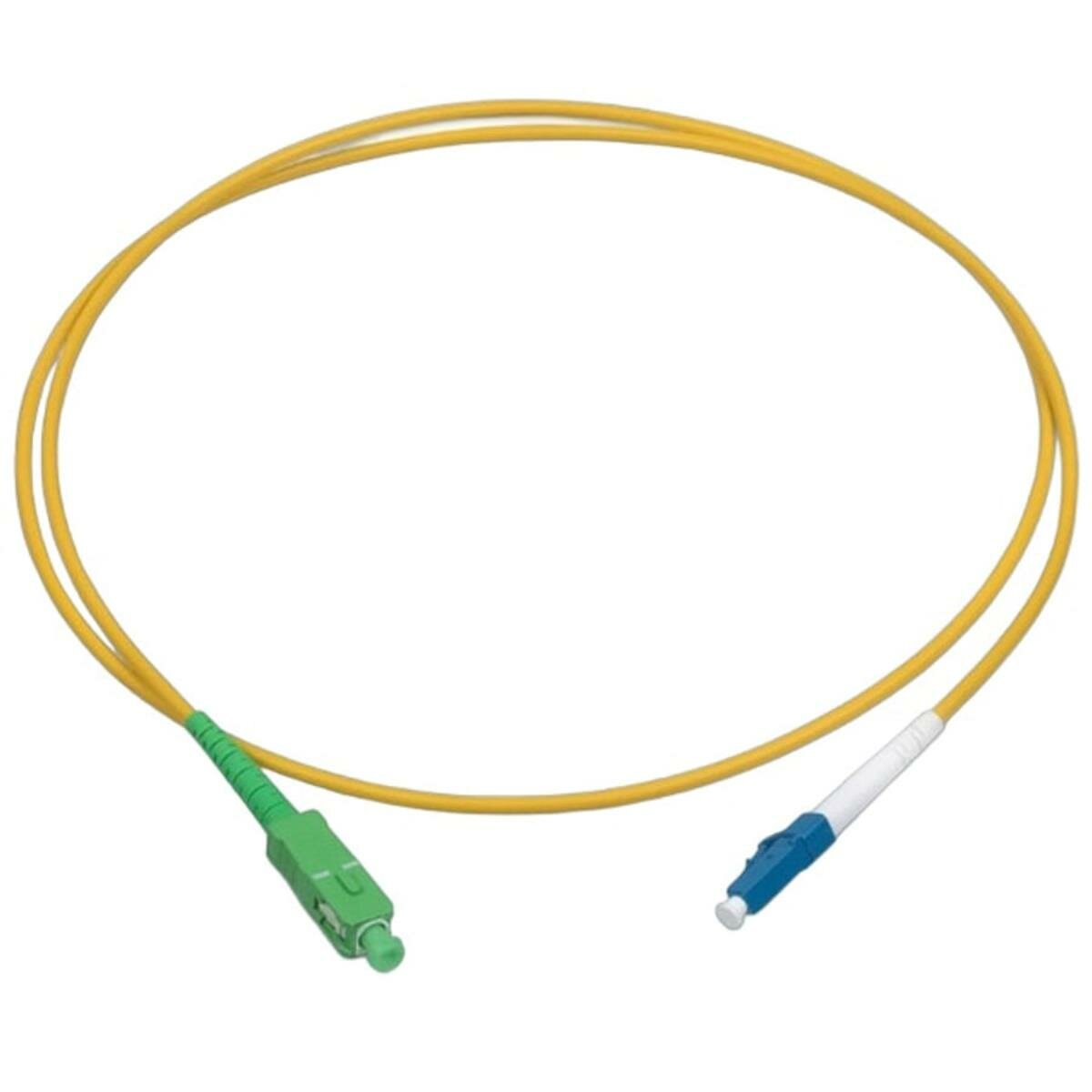 Патч-корд оптический (optic patch cord) SC/APC-LC/UPC SM 9/125мкм одномодовый (simplex) 2 метра