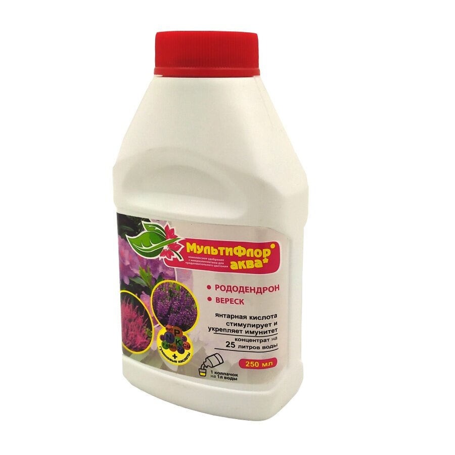 Компл  орг  мин  удобр  Мультифлор Аква  для рододендронов  вереска  250мл  концентрат 